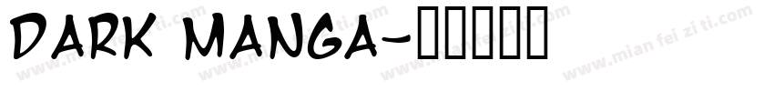 Dark Manga字体转换